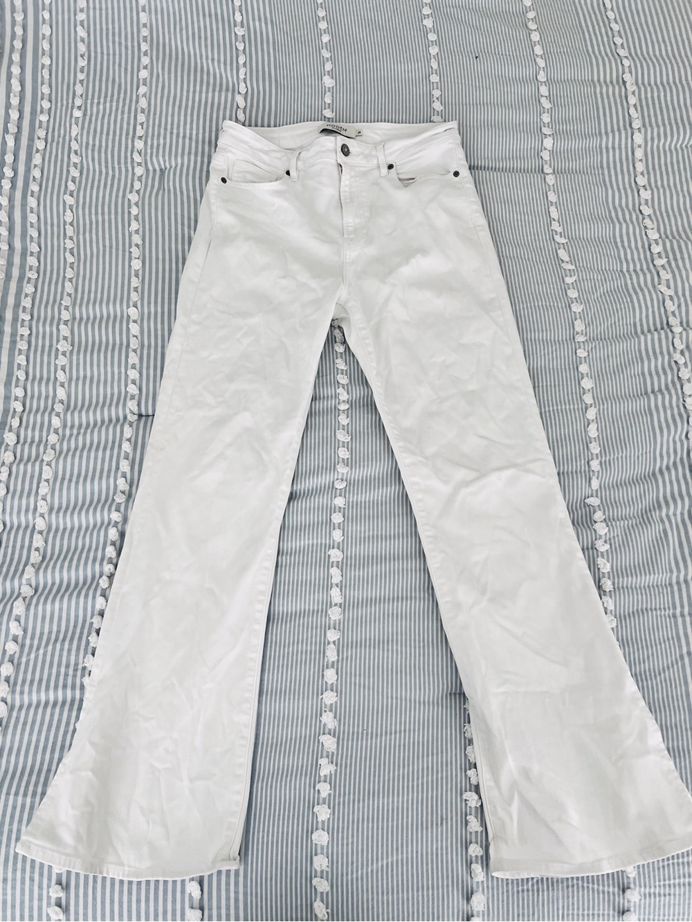 White Wide-Leg Women's Pants Hidden Women’s Size 29
